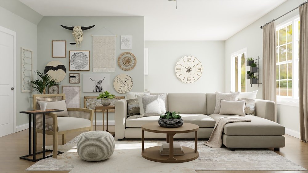 Neutral bedroom programme